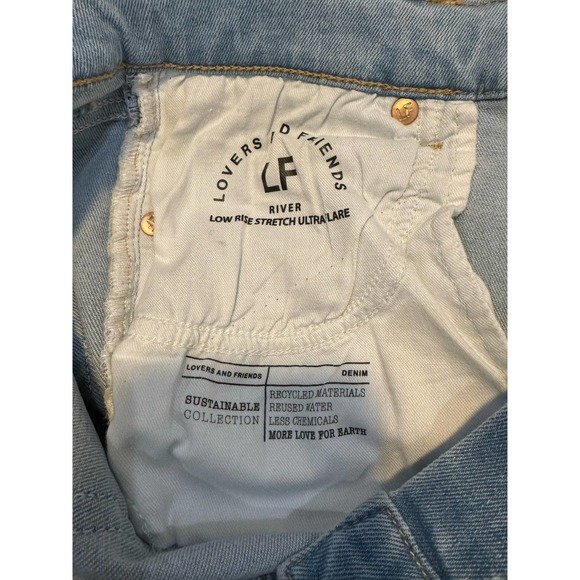 NWOT LOVERS AND FRIENDS $158 River Flare Leg Jeans in Key West Size 27 - Picture 7 of 7